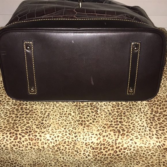 Dooney & Bourke Croco Leather 3pc Set DEFECT - Picture 7 of 8